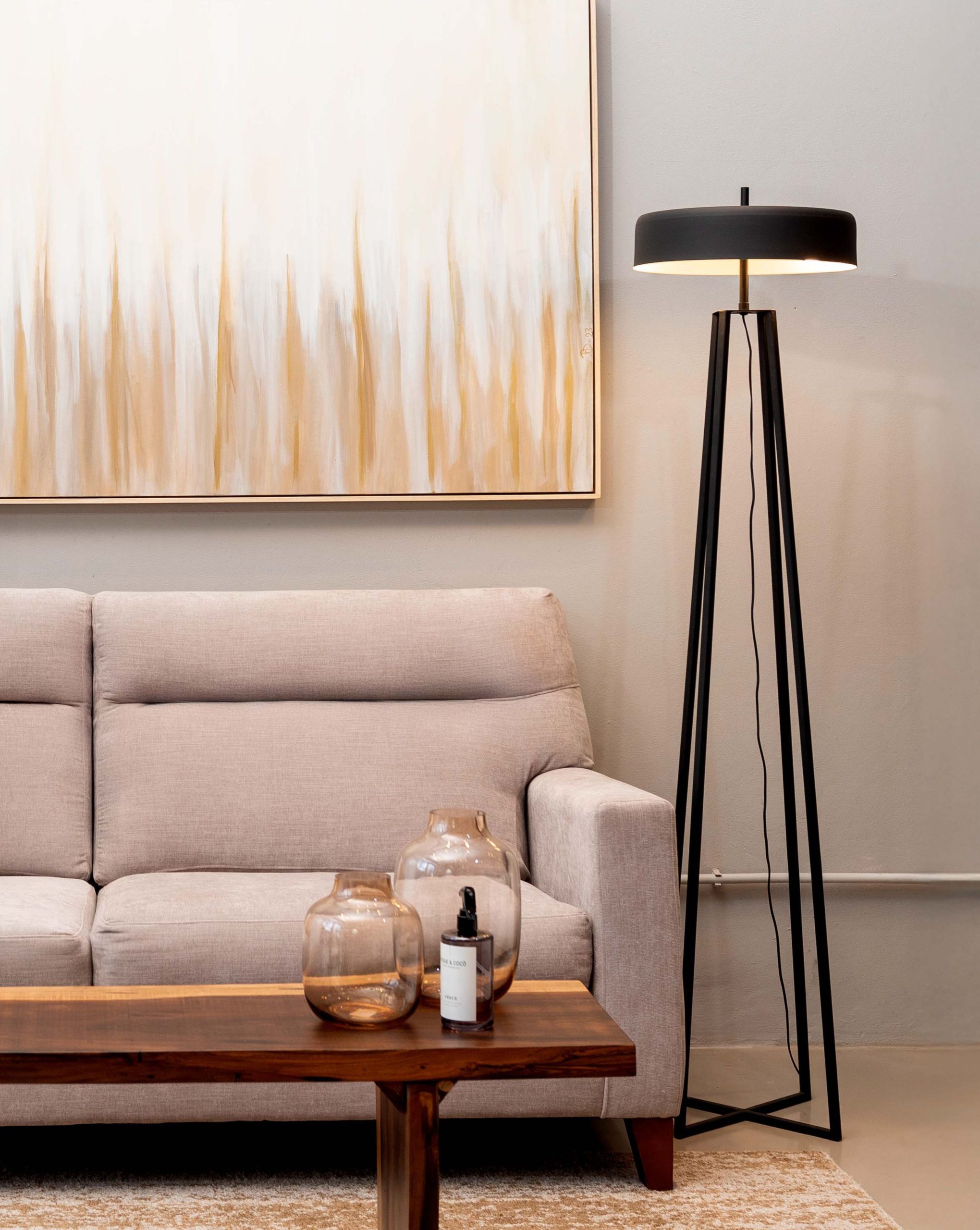 Lampara de pie Cassia Metal